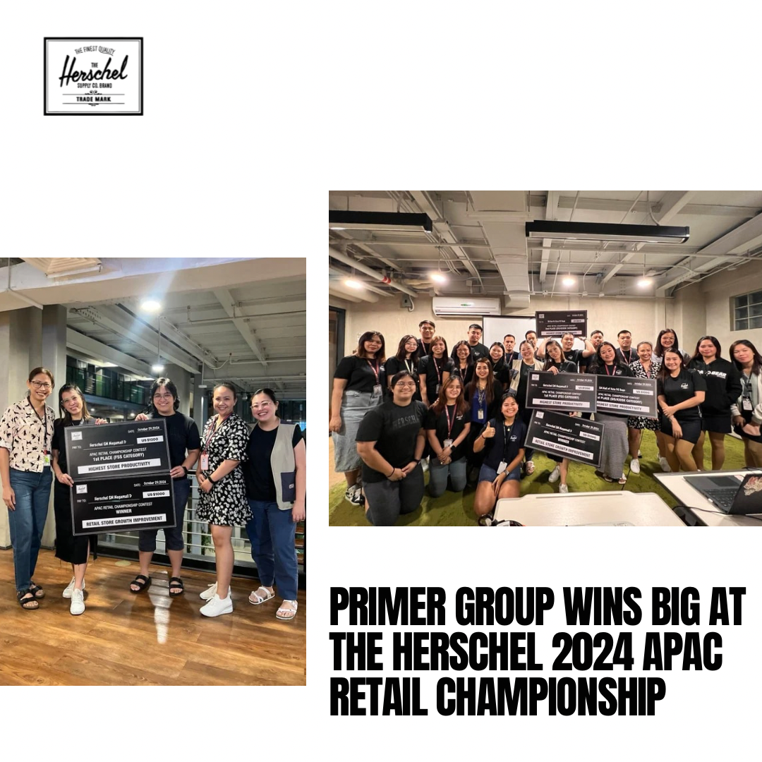 Primer Group Wins Big At The Herschel 2024 Apac Retail Championship